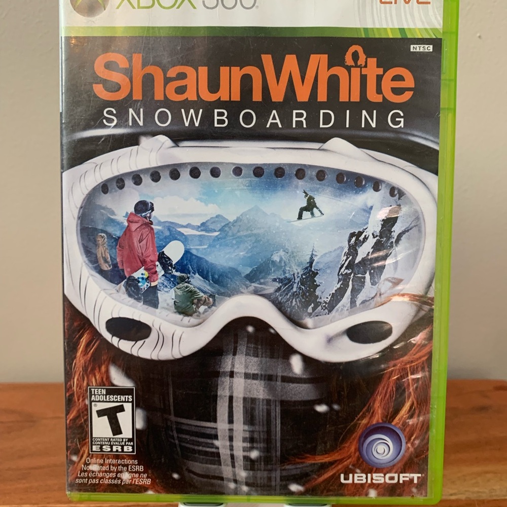 Shaun White Snowboarding Xbox 360 Game - Green Case
